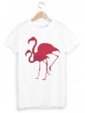 T-Shirt imprimÃ© flamant rose ref 1814