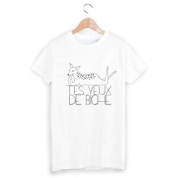 T-Shirt imprimÃ© tes yeux de biche ref 1813