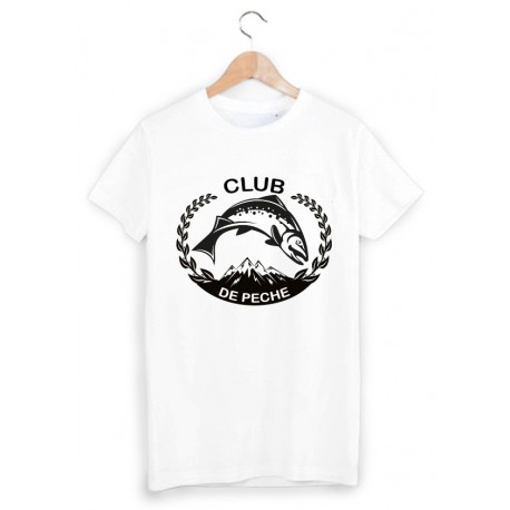 T-Shirt imprimÃ© club de peche ref 1812