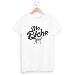 T-Shirt imprimÃ© ma biche ref 1800