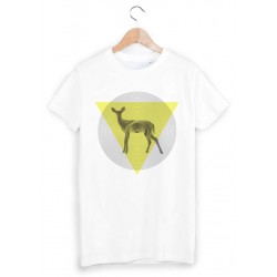 T-Shirt imprimÃ© illustration biche ref 1799