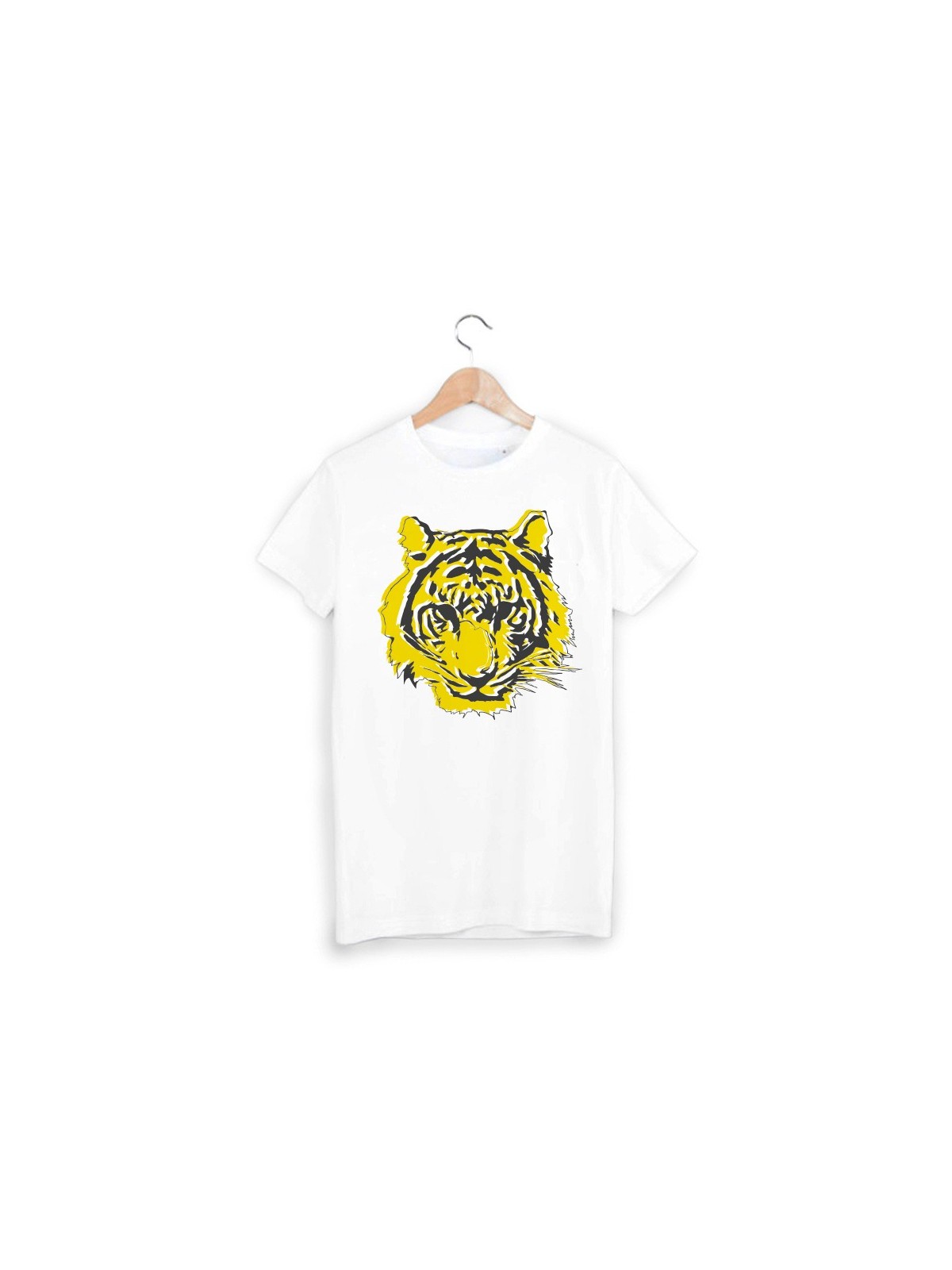 T-Shirt imprimÃ© illustration tigre ref 1793