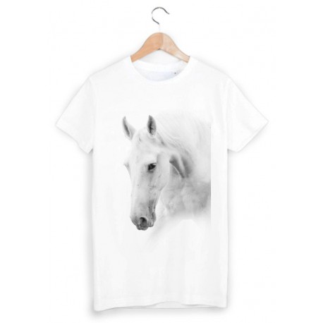 T-Shirt imprimÃ© cheval ref 1790