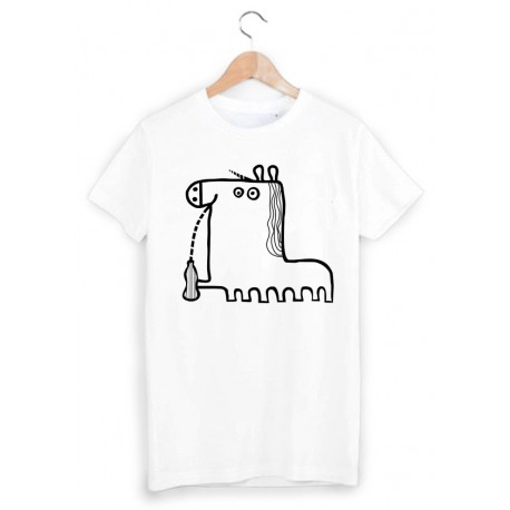 T-Shirt imprimÃ© licorne ref 1789