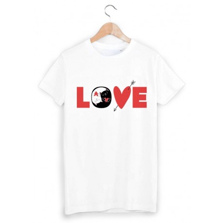 T-Shirt imprimÃ© love  ref 1785