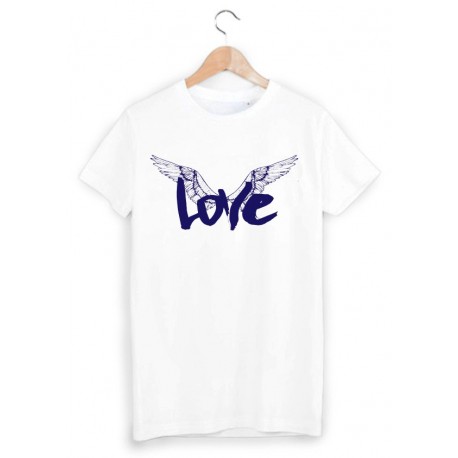 T-Shirt imprimÃ© love ailes ref 1783