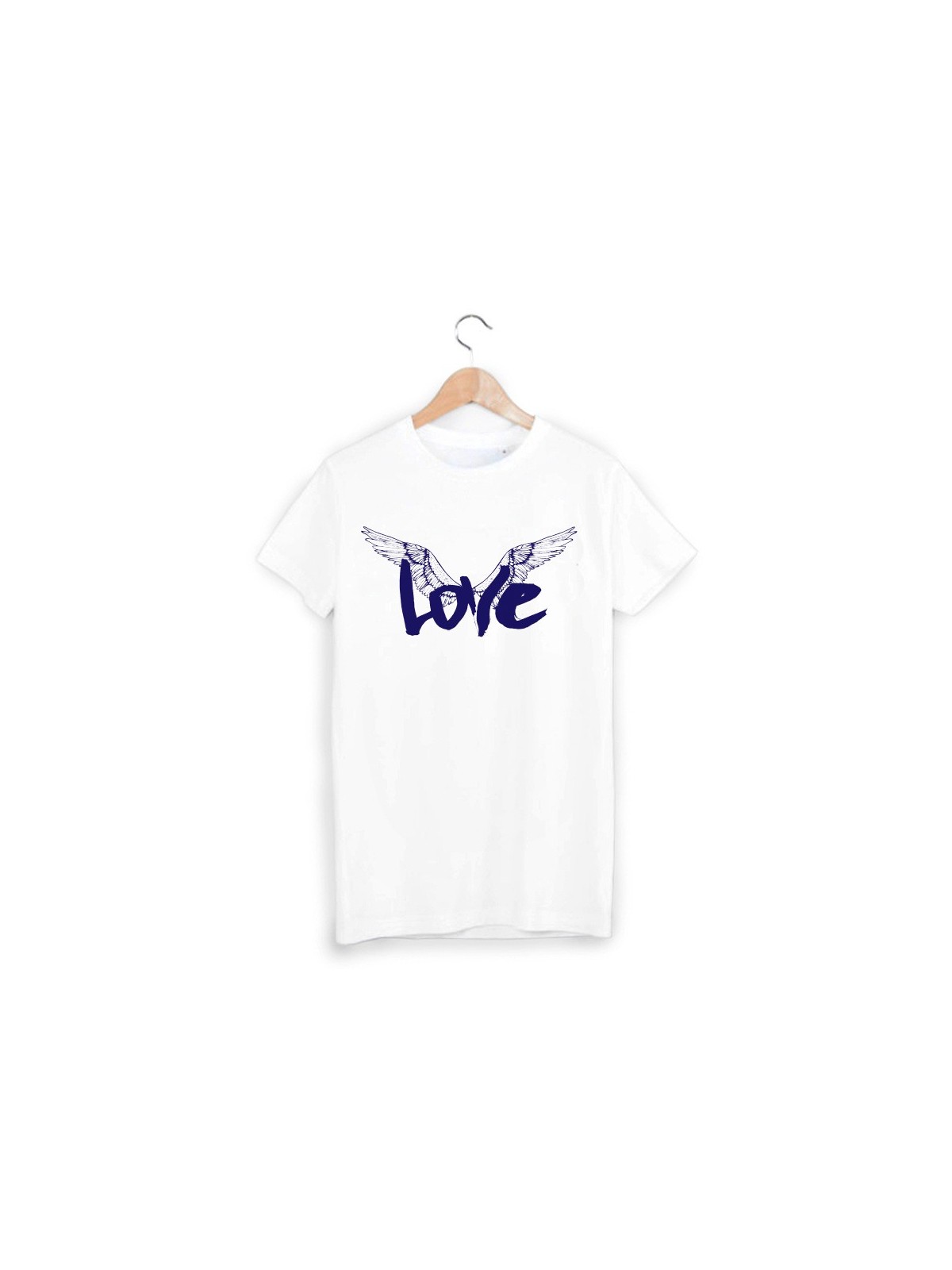 T-Shirt imprimÃ© love ailes ref 1783