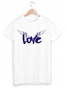 T-Shirt imprimÃ© love ailes ref 1783