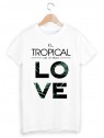 T-Shirt imprimÃ© tropical ref 1780