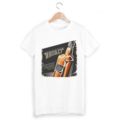 T-Shirt imprimÃ© alcool whisky ref 1748