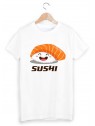 T-Shirt imprimÃ© sushi ref 1759