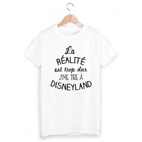 T-Shirt imprimÃ© je me tire Ã  disneyland ref 1885