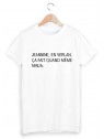 T-Shirt imprimÃ© jeannine en verlan, ninja  ref 1884