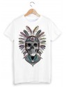 T-Shirt tÃªte de mort indien ref 1246