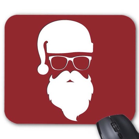 Tapis de souris pere noel hipster ref 2569