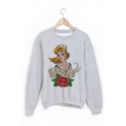 Sweat-Shirt imprimÃ© vintage tatoo