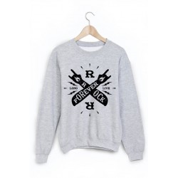 Sweat-Shirt imprimÃ© forever rock