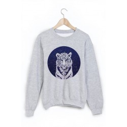 Sweat-Shirt imprimÃ© tigre 
