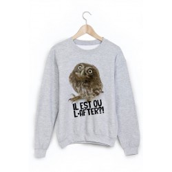 Sweat-Shirt imprimÃ© il est ou l'after