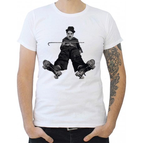 T-Shirt imprimÃ© charlie chaplin 