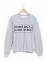 Sweat-Shirt imprimÃ© Brunch ragot et gueule de bois