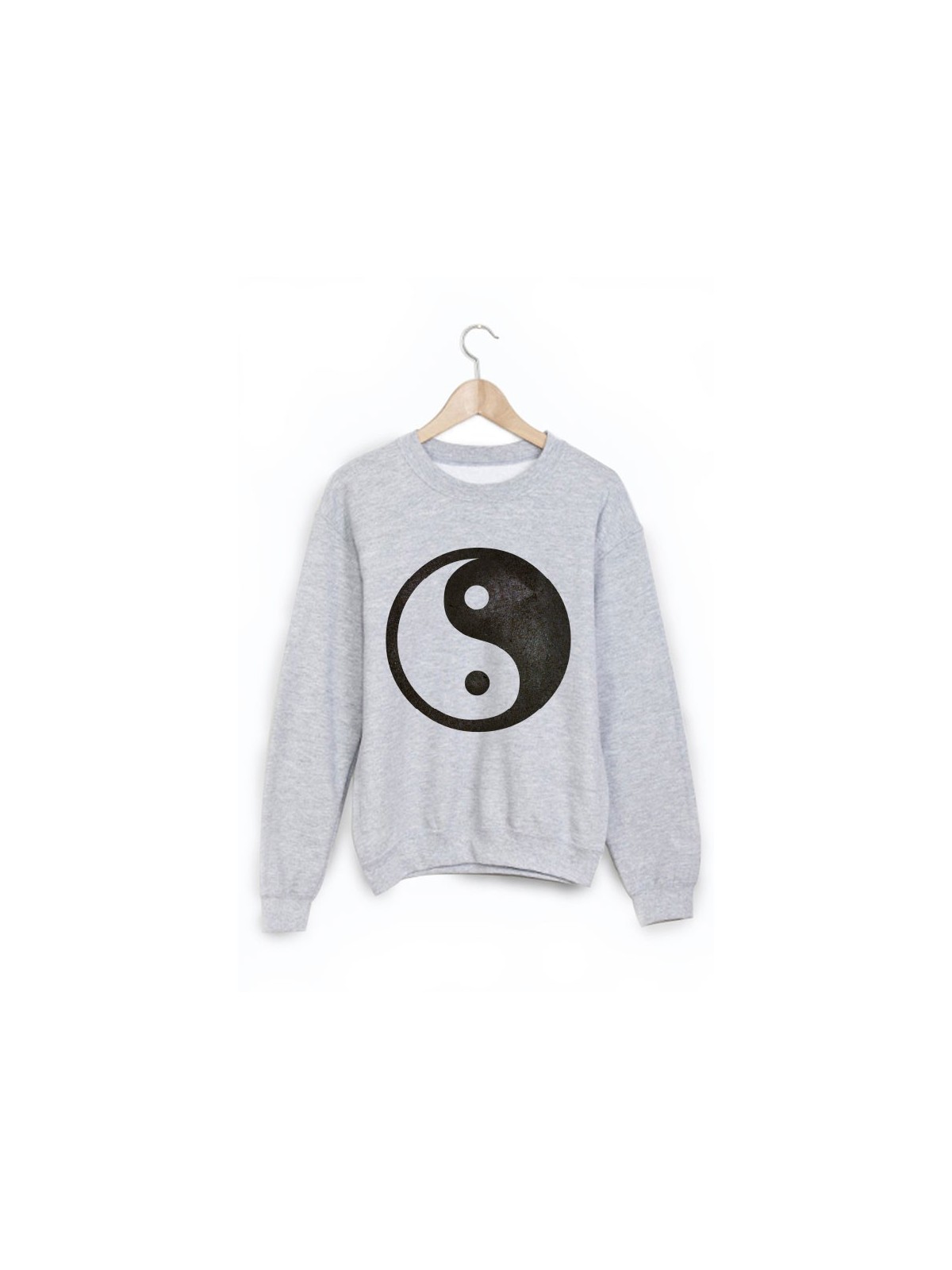 Sweat-Shirt imprimÃ© ying yang