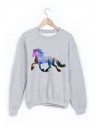 Sweat-Shirt imprimÃ© cheval