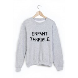 Sweat-Shirt imprimÃ© enfant tÃ©rrible 
