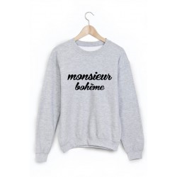 Sweat-Shirt imprimÃ© monsieur boheme