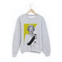 Sweat-Shirt imprimÃ© reine angleterre