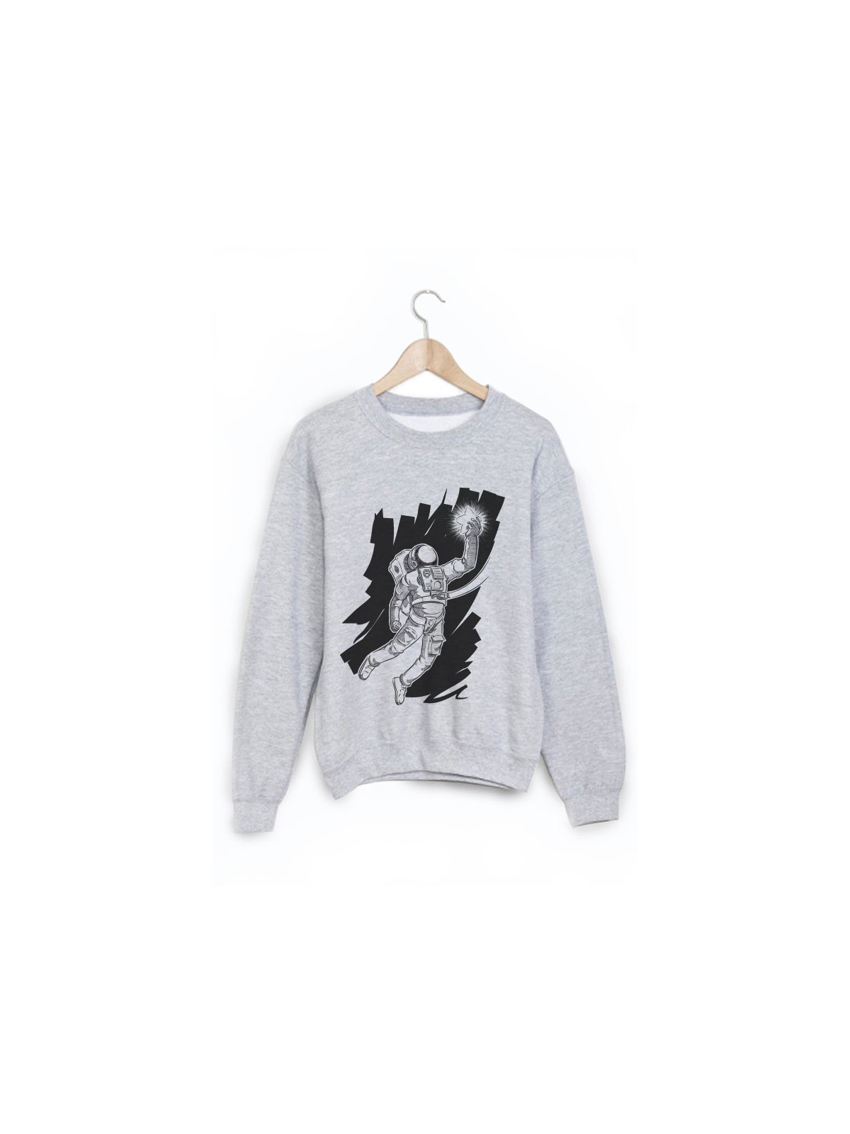 Sweat-Shirt imprimÃ© astronaute