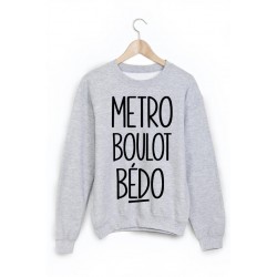 Sweat-Shirt imprimÃ© meteo boulot bÃ©do 