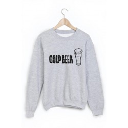 Sweat-Shirt imprimÃ© beer 