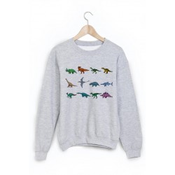 Sweat-Shirt imprimÃ© dinosaure