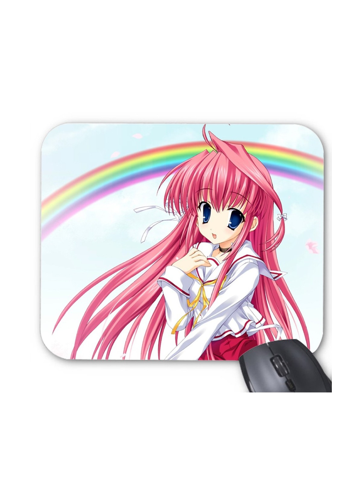 Tapis de souris manga arc en ciel