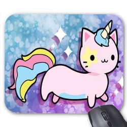 Tapis de souris chat licorne