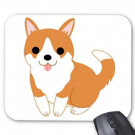 Tapis de souris chien manga