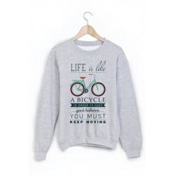 Sweat-Shirt imprimÃ© VÃ©lo