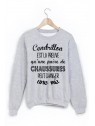 Sweat-Shirt imprimÃ© humour cendrillon est la preuve