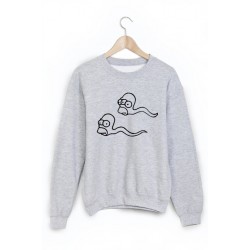 Sweat-Shirt imprimÃ© Cartoon humour