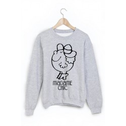 Sweat-Shirt Citation madame chic