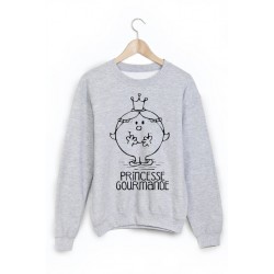 Sweat-Shirt Citation madame princesse gourmande