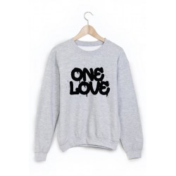 Sweat-Shirt Citation one love