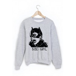 Sweat-Shirt imprimÃ© bad girl 