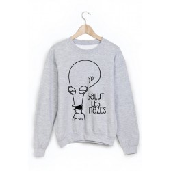 Sweat-Shirt Salut les nazes