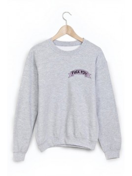 Sweat-Shirt citation fuck you 