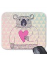 Tapis de souris ours coeur  