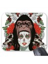 Tapis de souris illustration femme animal