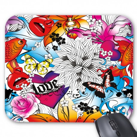 Tapis de souris illustration motif japon