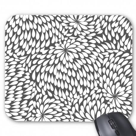 Tapis de souris dÃ©co gris